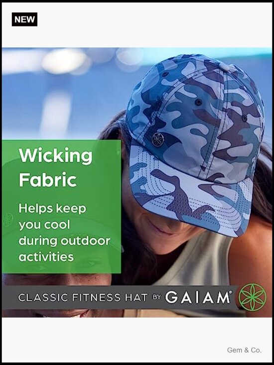 Women\'s Classic Fitness Running Hat - Quick-Dry Sweatband Ponytail Hat for main image 5